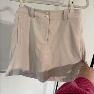 Women's Cream golf skirt